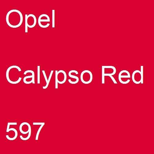 Opel, Calypso Red, 597.